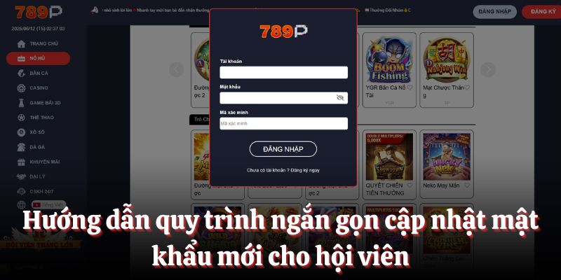 Hướng dẫn đổi mật khẩu 789P
