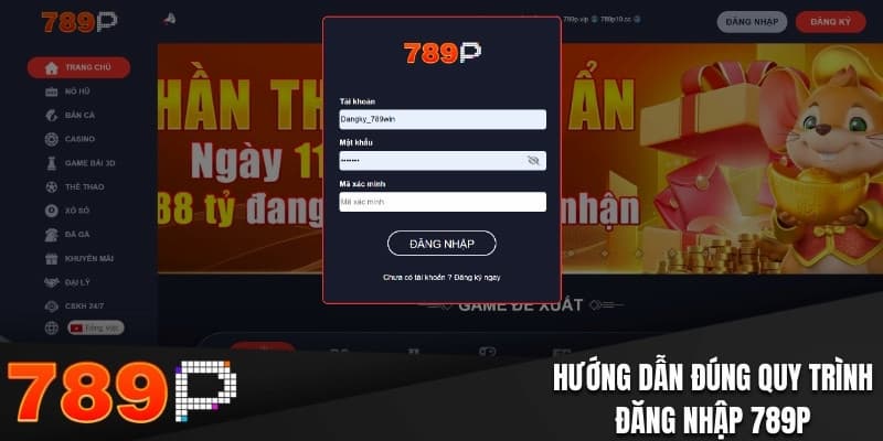 Quy trình đăng nhập 789P