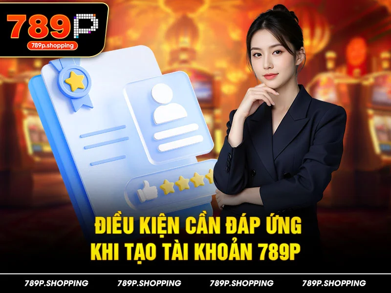 Điều kiện cần đáp ứng khi tạo tài khoản 789P